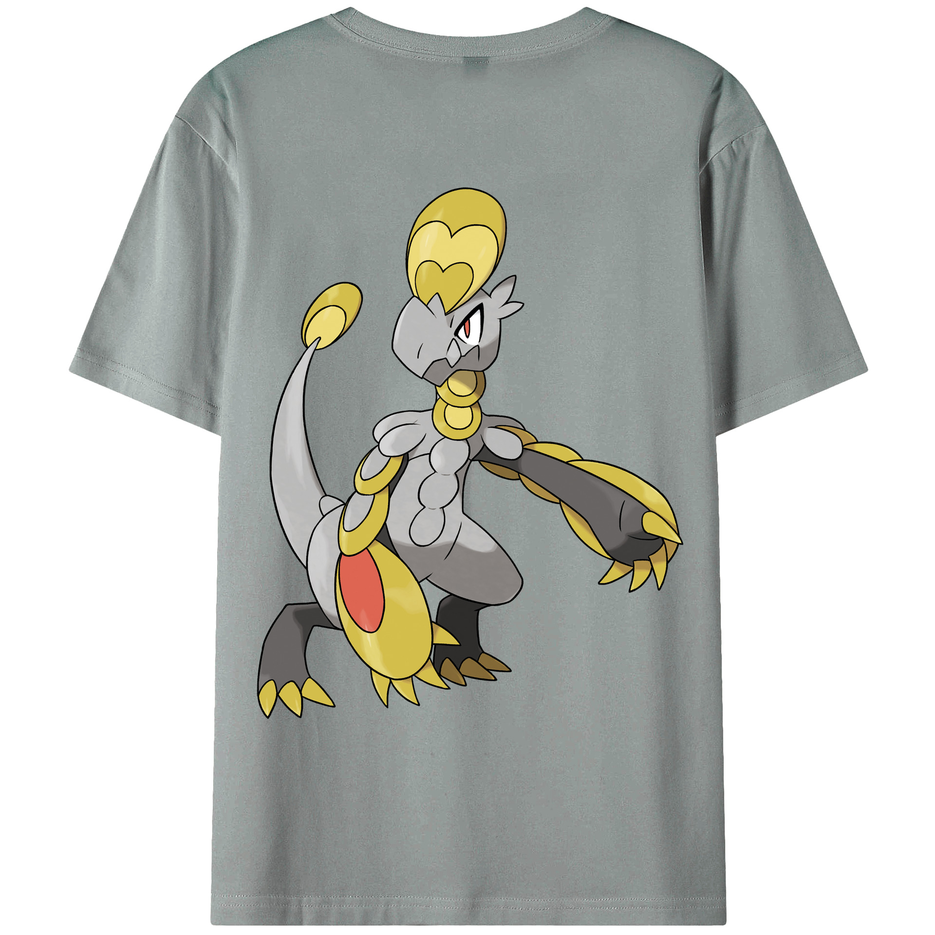 （画像用） ポケットモンスター Pokémon 綿100％ メンズ半袖Tシャツ（バックプリント） 通気性
